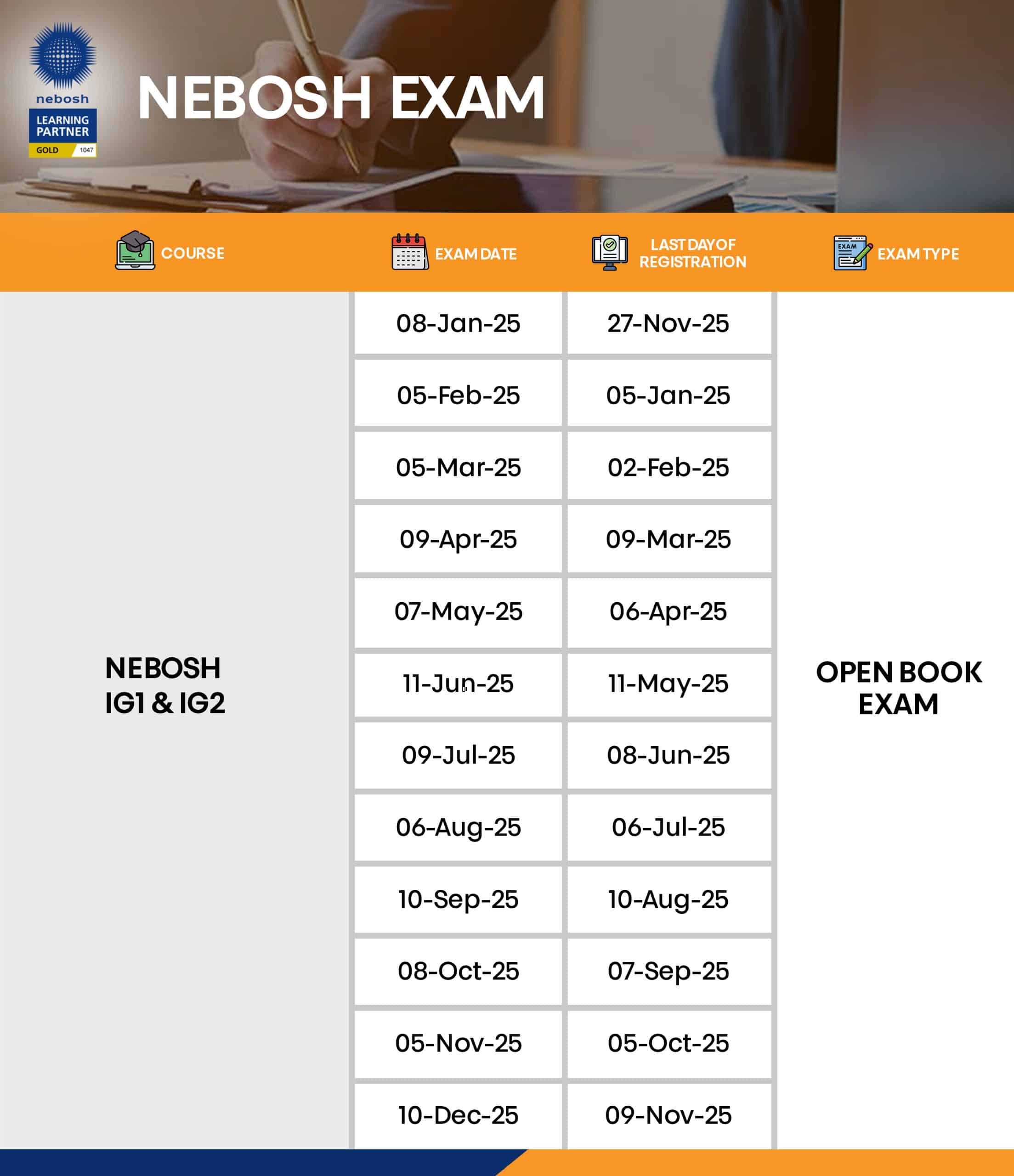 Exam Schedule