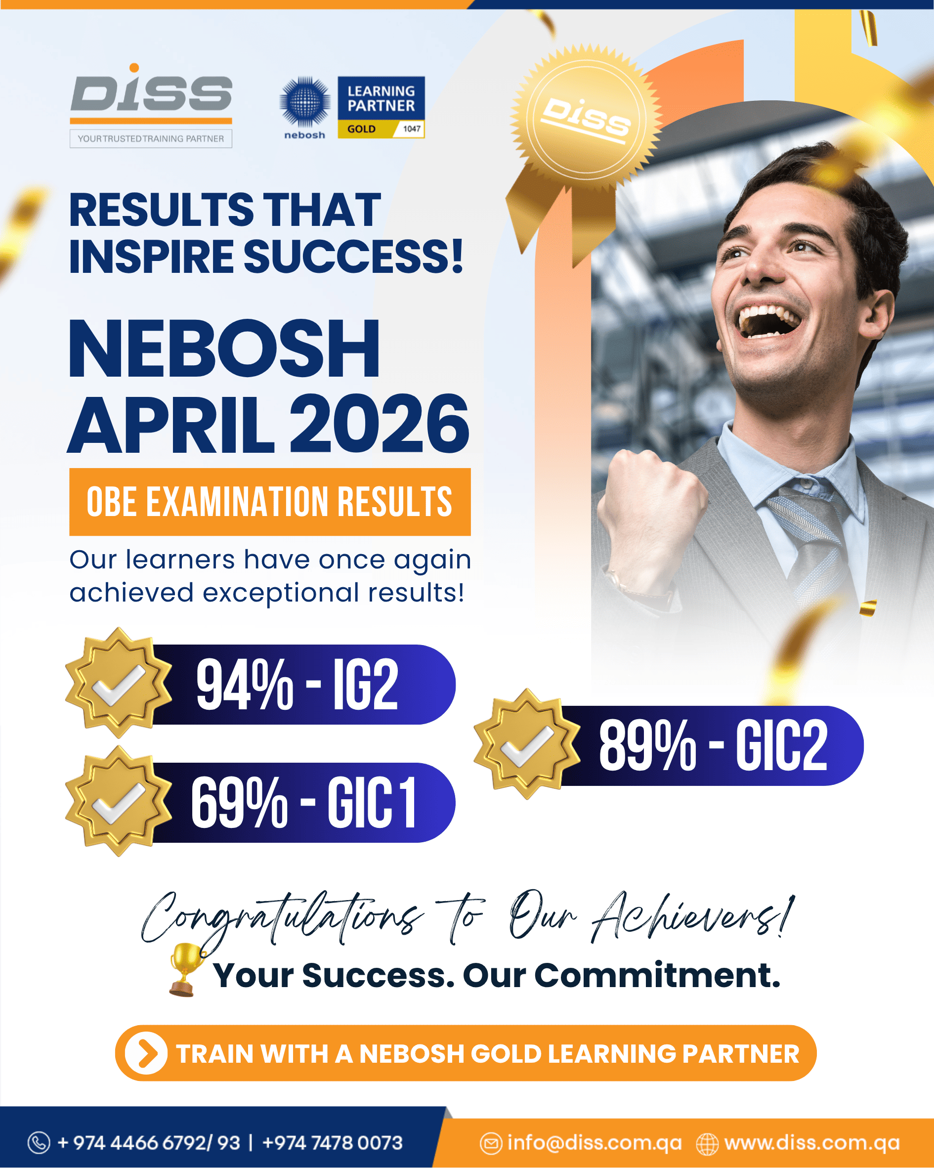 NEBOSH OBE Results - April 2026