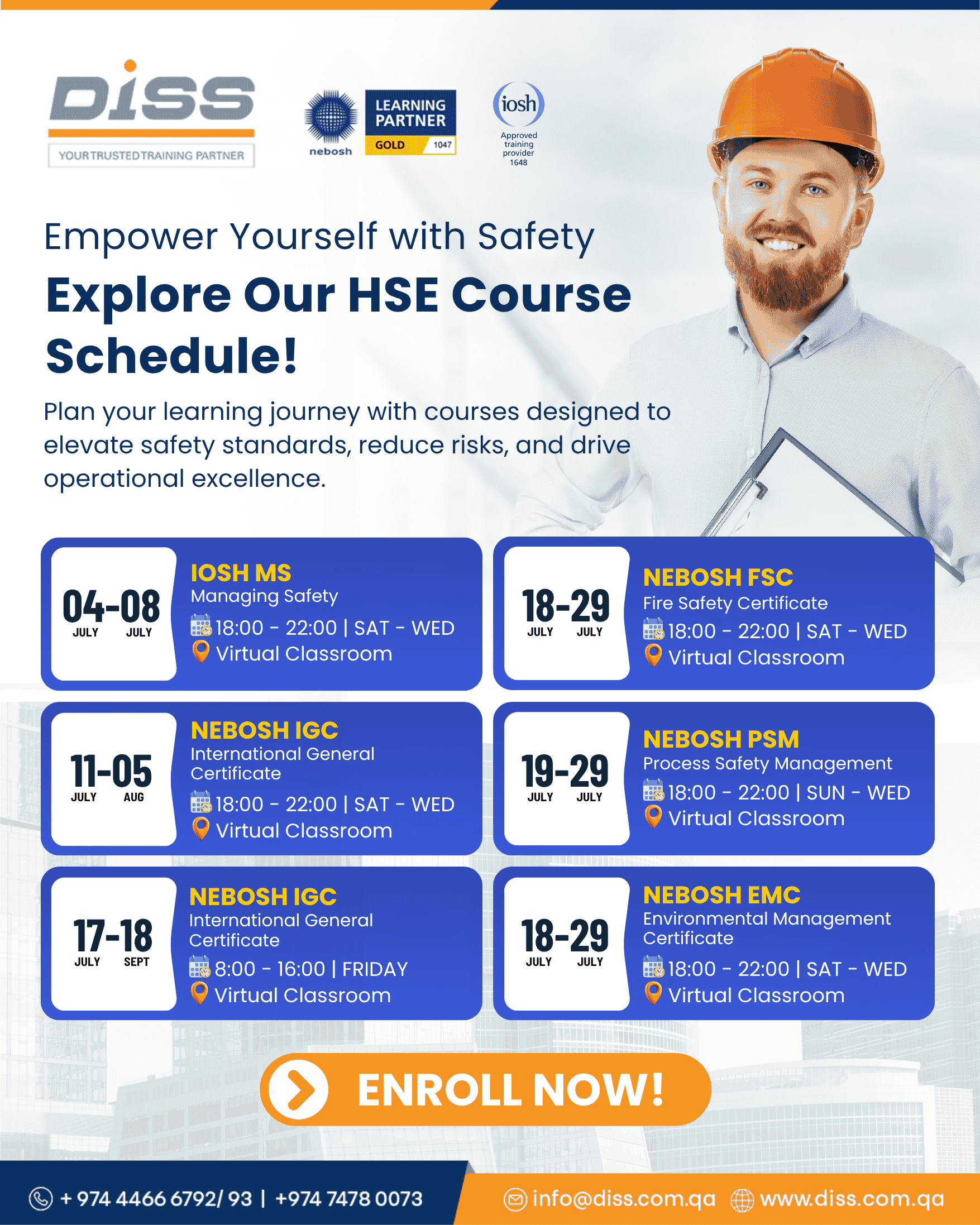 Upcoming Courses